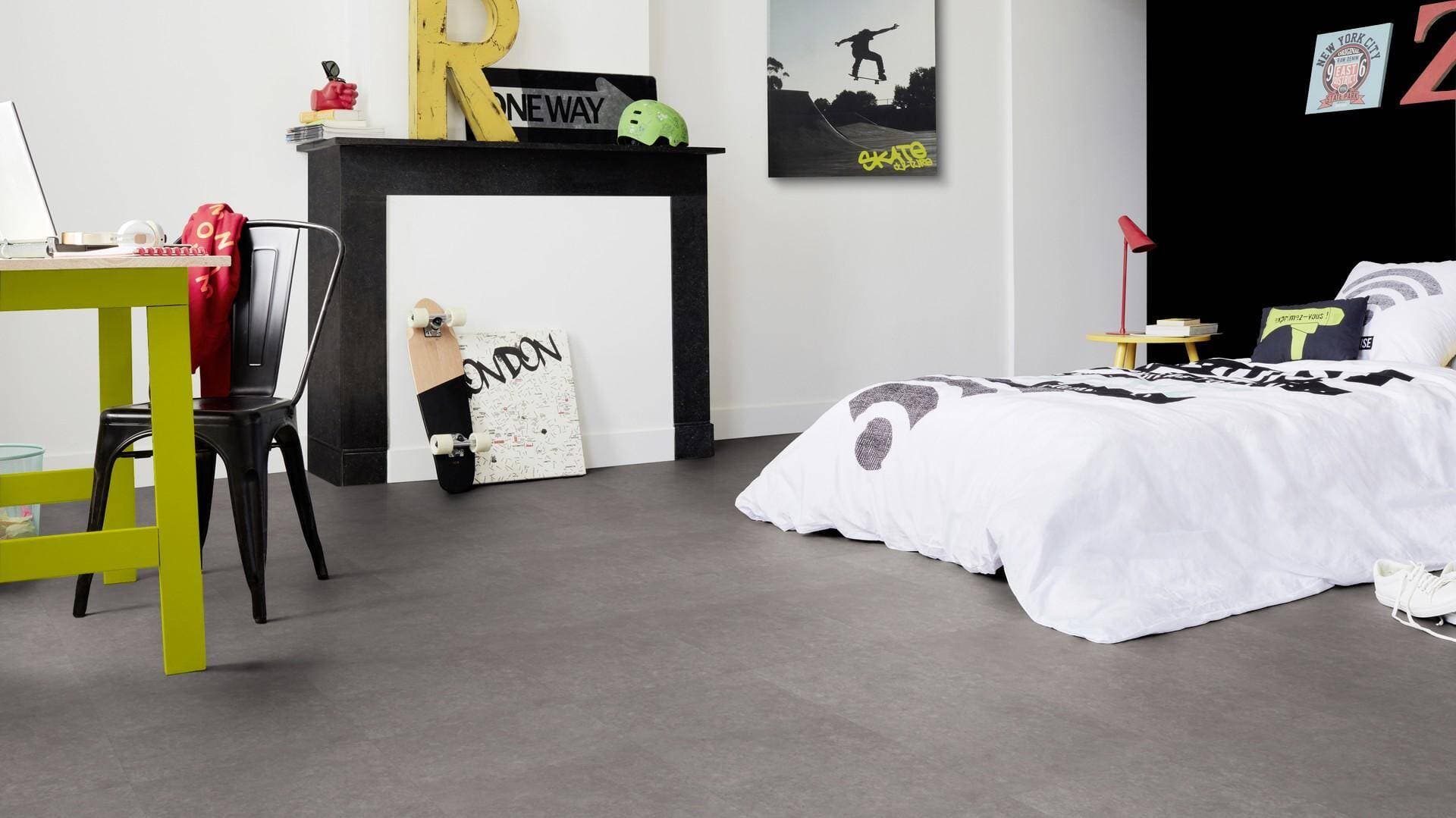 Panele winylowe Tarkett ELEGANCE RIGID 55 polished concrete steel 280008020 klasa 33, gr.5,5mm, 4V (1opk.=11szt.=2,2528m2) płytki 7