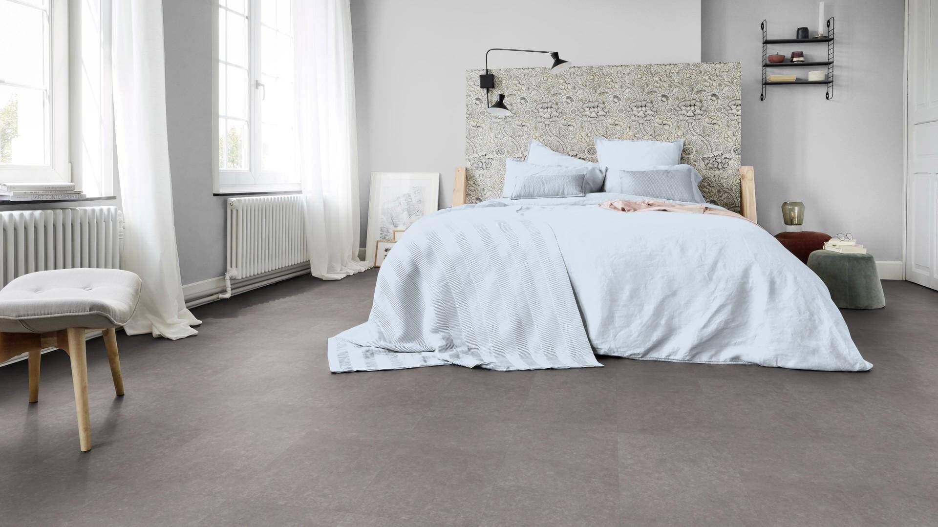 Panele winylowe Tarkett ELEGANCE RIGID 55 polished concrete steel 280008020 klasa 33, gr.5,5mm, 4V (1opk.=11szt.=2,2528m2) płytki 8