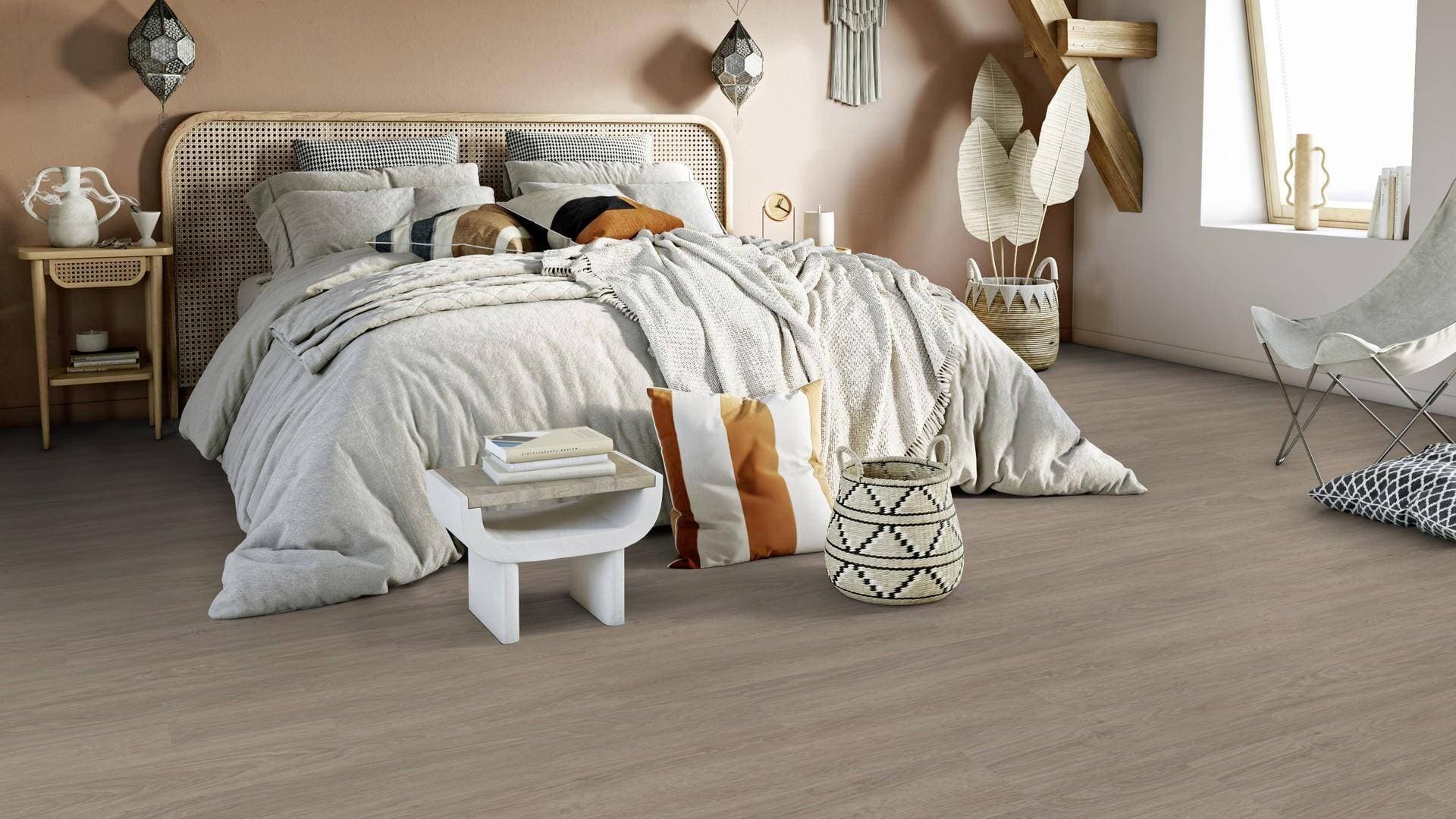 Panele winylowe Tarkett ESSENCE RIGID 55 cool oak light beige 260030002 klasa 33, gr.5mm, 4V (1opk.=9szt.=2,17m2) 5