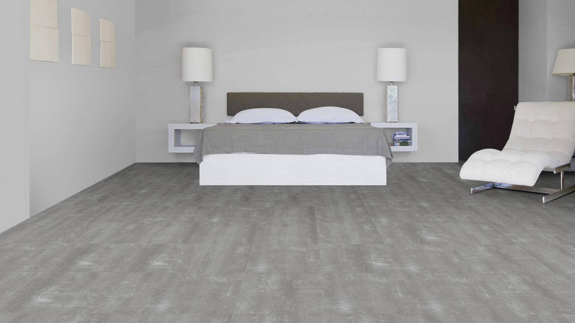 Panele winylowe Tarkett ESSENCE RIGID 55 scratched cement grey 260031010 klasa 33, gr.5mm, 4V (1opk.=11szt.=2,25m2) płytki 11