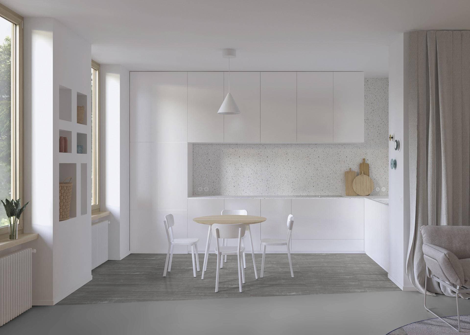 Panele winylowe Tarkett ESSENCE RIGID 30 scratched cement grey 260033010 klasa 31, gr.5mm, 4V (1opk.=11szt.=2,25m2) płytki 13