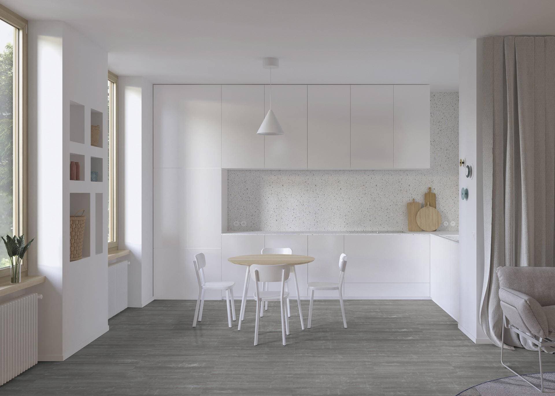 Panele winylowe Tarkett ESSENCE RIGID 30 scratched cement grey 260033010 klasa 31, gr.5mm, 4V (1opk.=11szt.=2,25m2) płytki 14
