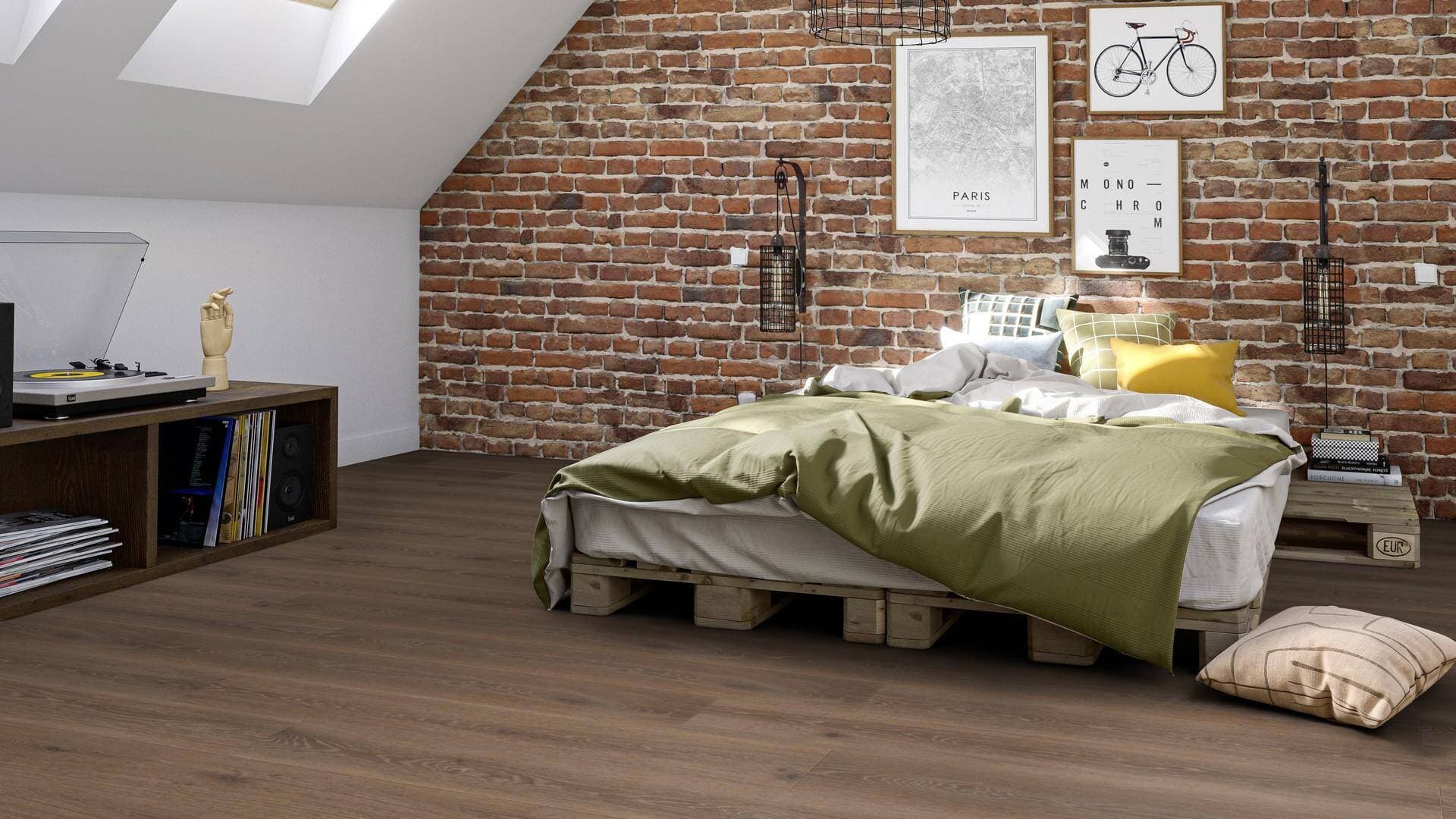 Panele winylowe Tarkett ESSENCE RIGID 55 tribe oak mocha 260030009 klasa 33, gr.5mm, 4V (1opk.=9szt.=2,17m2) 3
