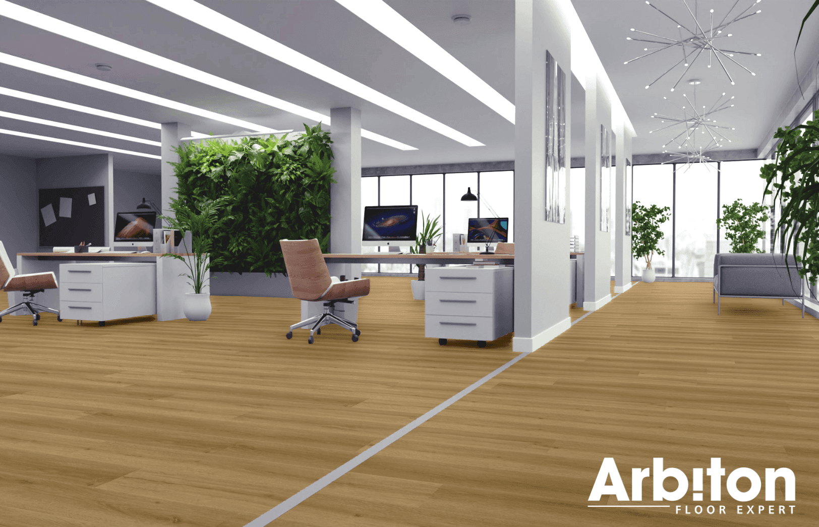 Panele winylowe ARBITON AMARON WOOD EIR dąb cornel CAS 224 klasa 33, gr.5mm, 4V (1op.=6szt.=2,076m2) 6