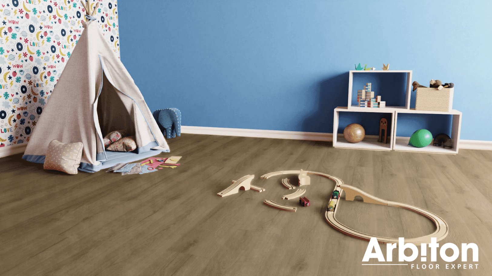 Panele winylowe ARBITON AMARON WOOD EIR dąb princeton CAS 228 klasa 33, gr.5mm, 4V (1op.=6szt.=2,076m2) 4