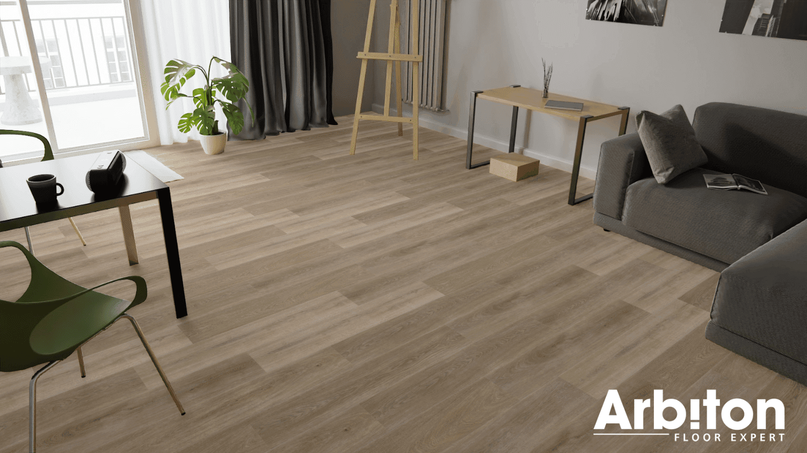 Panele winylowe ARBITON WOODRIC ACOUSTIC dąb stamford CWA 181 klasa 33, gr.5,3mm, 4V (1op.=8szt.=2,235m2) 11