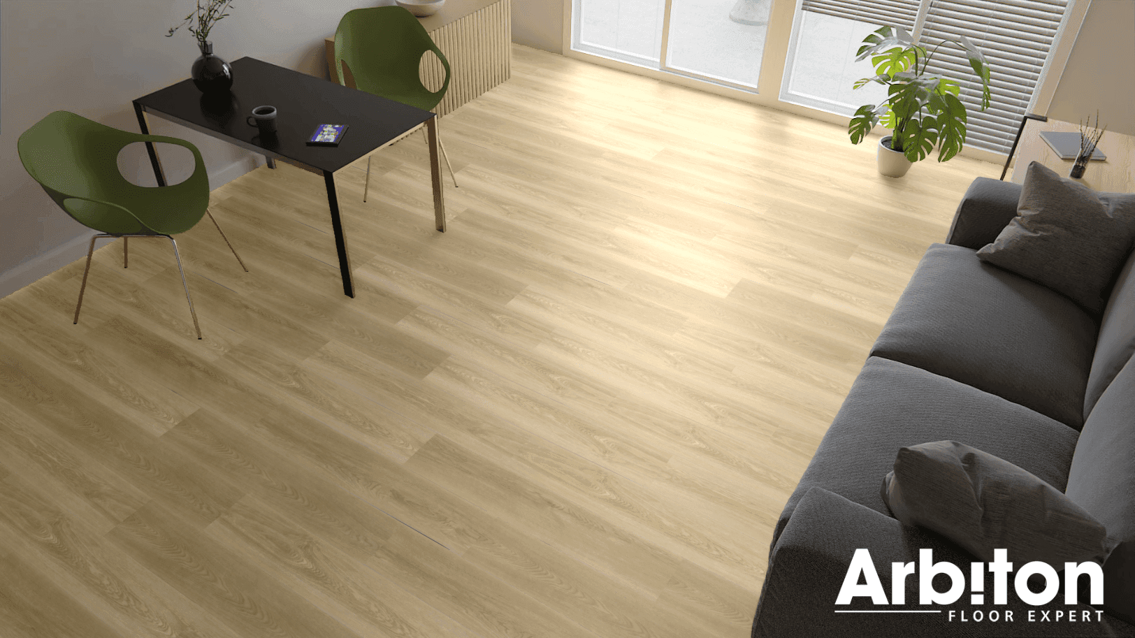 Panele winylowe ARBITON WOODRIC ACOUSTIC dąb roseville CWA 183 klasa 33, gr.5,3mm, 4V (1op.=8szt.=2,235m2) 10