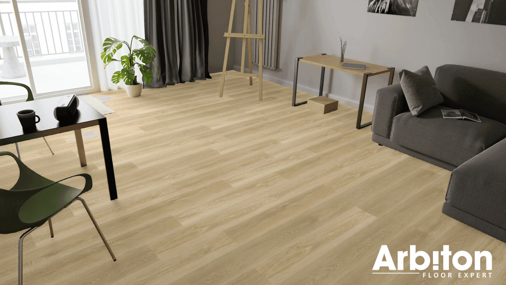 Panele winylowe ARBITON WOODRIC ACOUSTIC dąb roseville CWA 183 klasa 33, gr.5,3mm, 4V (1op.=8szt.=2,235m2) 11