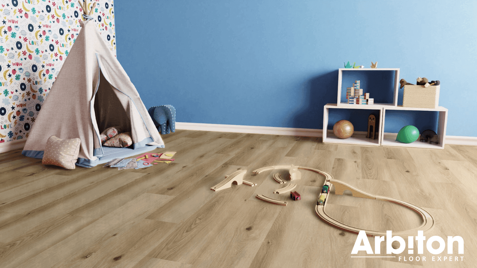 Panele winylowe ARBITON WOODRIC ACOUSTIC EIR dąb nordland CWSA 207 klasa 33, gr.5,3mm, 4V (1op.=8szt.=2,235m2) 4