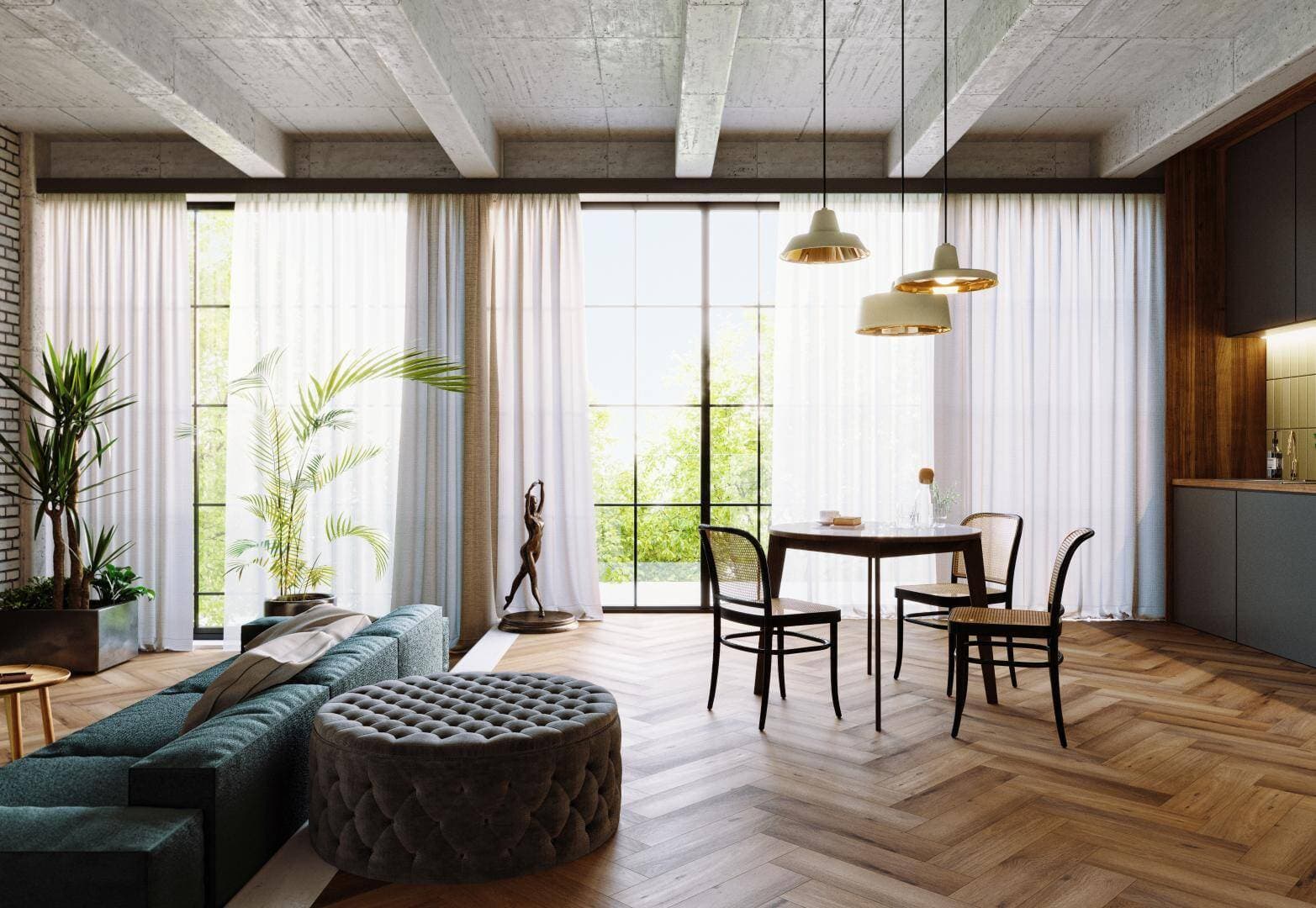 Panele winylowe ARBITON AMARON WOOD ACOUSTIC dąb Georgetown CAA 147 klasa 33, gr.6,3mm, 4V (1op.=6szt.=2,076m2) 2