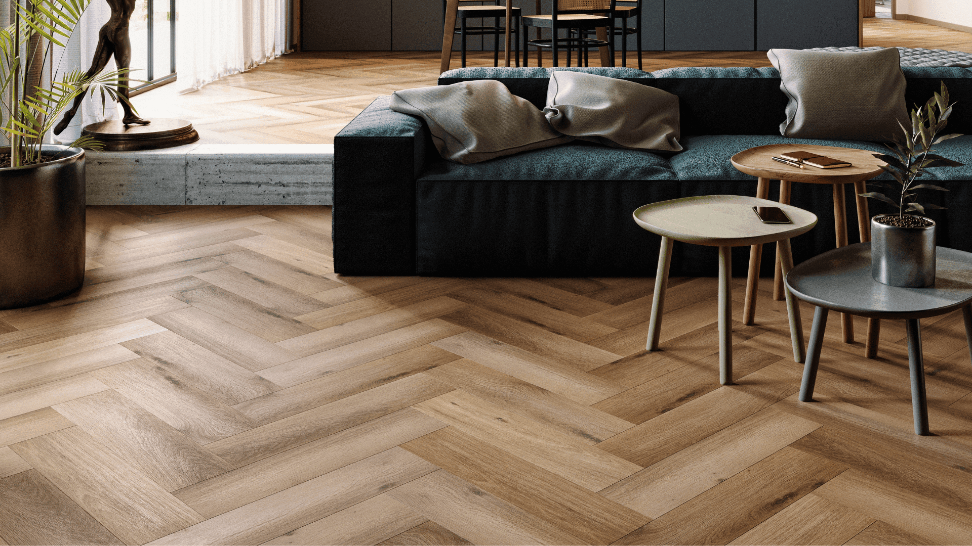 Panele winylowe ARBITON AMARON WOOD ACOUSTIC dąb Georgetown CAA 147 klasa 33, gr.6,3mm, 4V (1op.=6szt.=2,076m2) 7