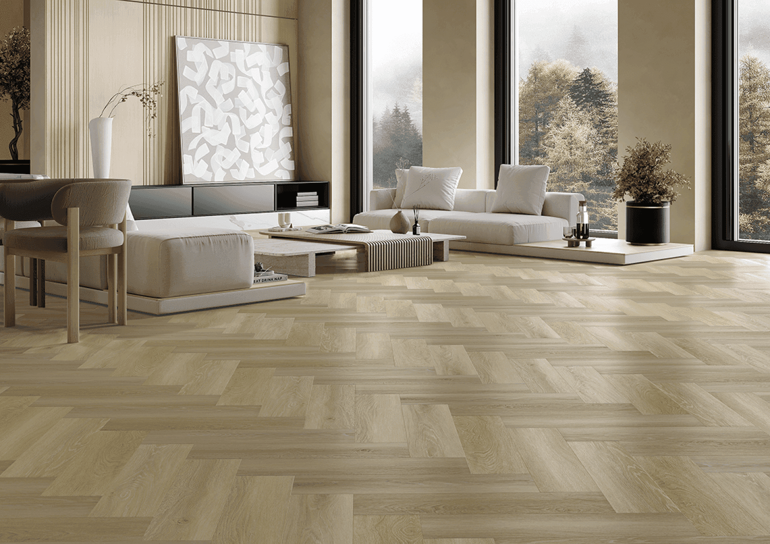 Panele winylowe ARBITON AMARON WOOD EIR ACOUSTIC dąb Johannes CASA 222 klasa 33, gr.6,3mm, 4V (1op.=6szt.=2,076m2) 2